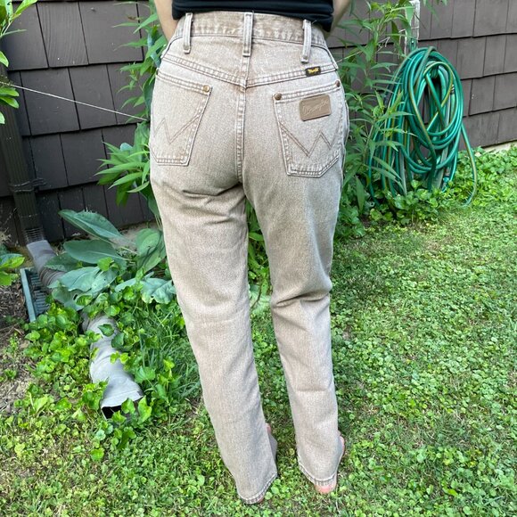 Vintage Brown Wranglers, Size 38x32 - Picture 1 of 5